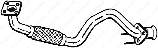 Фото труба глушника 753109 BOSAL 753109 BOSAL,Bosal Benelux N.V. 753109 BOSAL,Bosal Benelux N.V. Труба глушника 753109 BOSAL