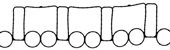 713756300 VICTOR REINZ (Корея) Прокладка, впускной коллектор