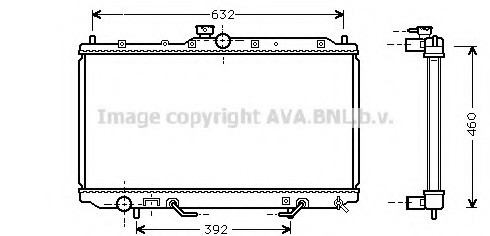 MT2153 AVA COOLING Радиатор основной MT2153 AVA