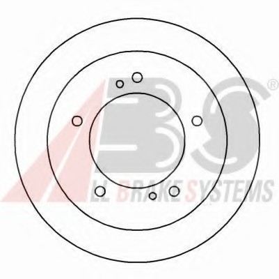 15988 ABS Диск тормозной 15988 A.B.S.