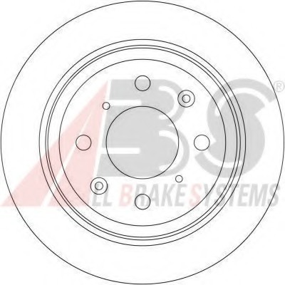 15983 ABS Тормозной диск 15983 A.B.S.