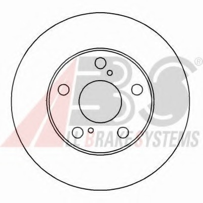 16220 ABS Гальмівний диск 16220 A.B.S.