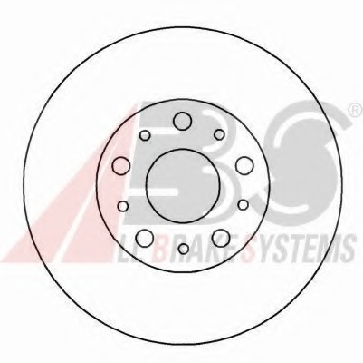 16236 ABS Тормозной диск 16236 A.B.S.
