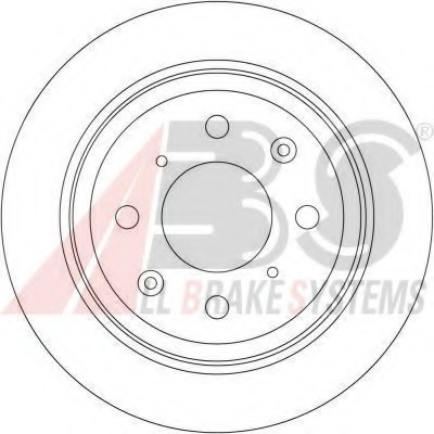 16192 ABS Гальмівний диск 16192 A.B.S.