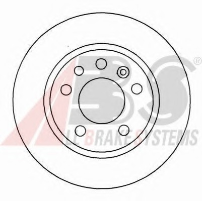 16489 ABS Тормозной диск 16489 A.B.S.