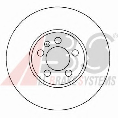 16265 ABS Тормозной диск 16265 A.B.S.
