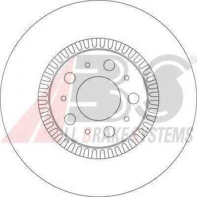 17012 ABS Гальмівний диск 17012 A.B.S.