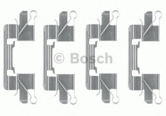 1987474477 BOSCH Комплект колодок