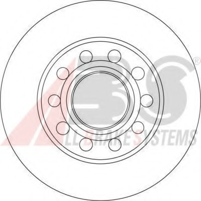 17332 ABS Гальмівний диск 17332 A.B.S.