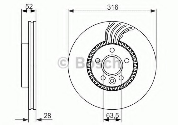 0986479C19 BOSCH Запчасть 0986479C19 BOSCH