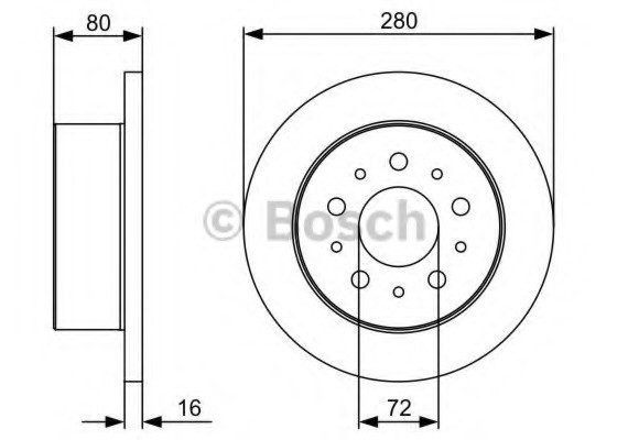 Запчастина 0986479C10 BOSCH