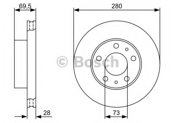 0986479B99 BOSCH Запчасть 0986479B99 BOSCH