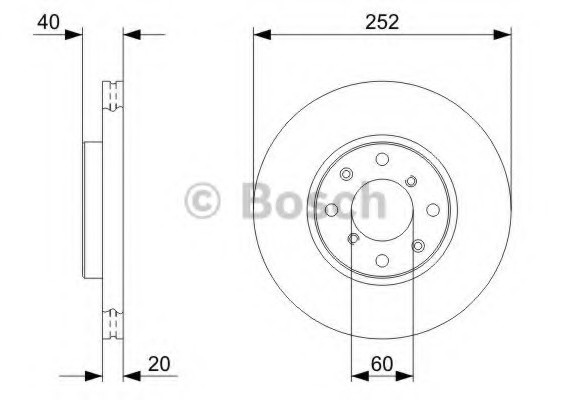 0986479B98 BOSCH Запчастина 0986479B98 BOSCH
