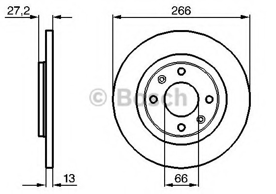 0986479B51 BOSCH Запчасть 0986479B51 BOSCH