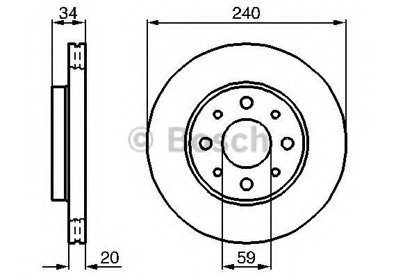0986479B76 BOSCH Запчастина 0986479B76 BOSCH