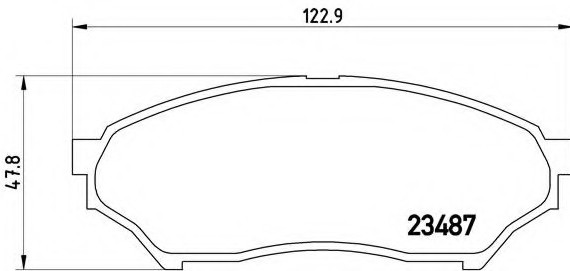 Гальмівні колодки дискові BREMBO
