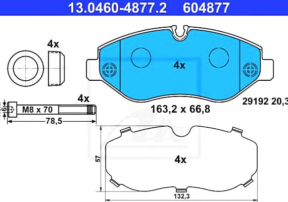 13046048772 Ate Запчасть 13046048772 ATE