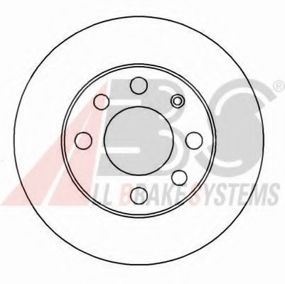 15748 ABS Гальмівний диск перед. Astra/Combo/Corsa/Kadett/Nova (82-04)
