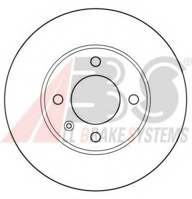 15704 ABS Диск тормозной AUDI/SEAT/VW передн. вент. (пр-во ABS)