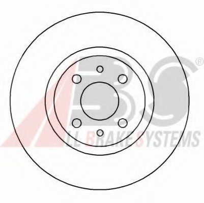 16061 ABS Диск тормозной ALFA ROMEO 155 передн., вент. (пр-во ABS)