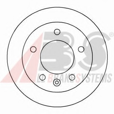 16453 ABS Диск тормозной MB/VW SPRINTER/LT передн. вент. (пр-во ABS)