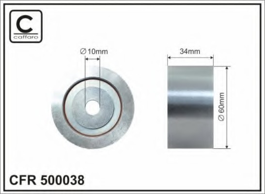 500038 CAFFARO Запчасть 500038 CAFFARO