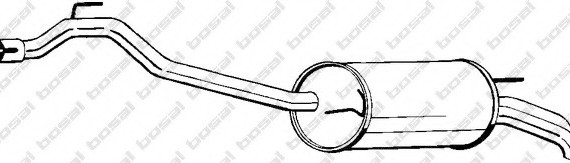 283483 BOSAL,Bosal Benelux N.V. Глушитель 283483 BOSAL