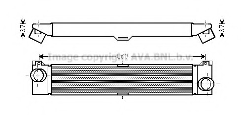 Фото интеркулер FTA4353 AVA FTA4353 AVA COOLING FTA4353 AVA COOLING Интеркулер FTA4353 AVA