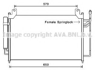 MZA5240D AVA COOLING Конденсер MZA5240D AVA