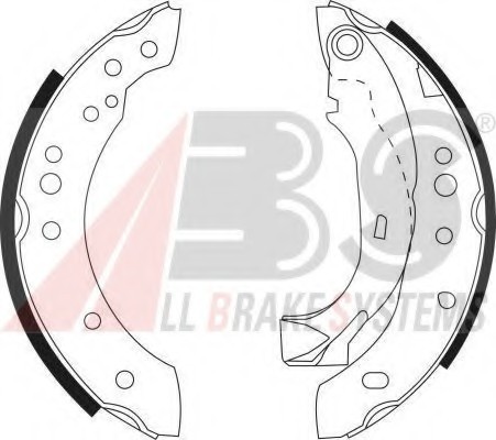 9127 ABS Гальмівні колодки зад. Citroen C2/C3 02- (TRW)