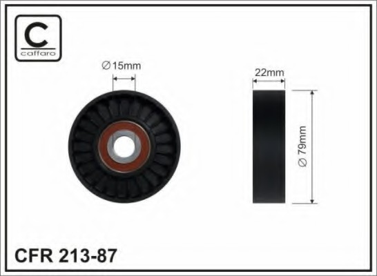 21387 CAFFARO Ролик