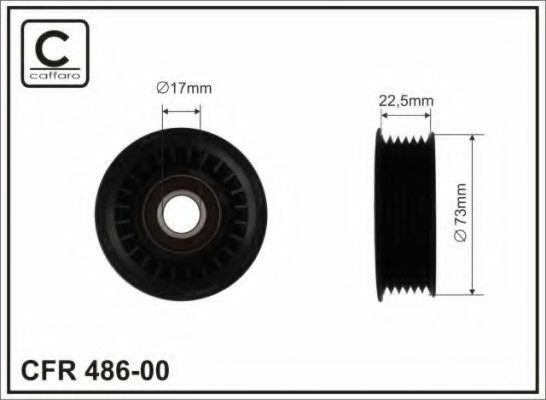 48600 CAFFARO Ролик