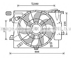 HY7546 AVA COOLING Автодеталь HY7546 AVA