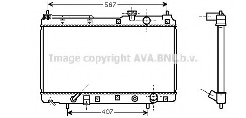 Фото радіатор HDA2104 AVA HDA2104 AVA COOLING HDA2104 AVA COOLING Радіатор HDA2104 AVA
