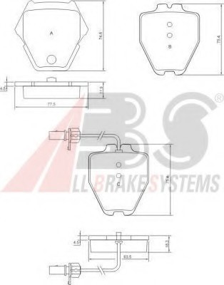 37448 ABS Колодки 37448 A.B.S.