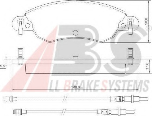 37278 ABS Колодки 37278 A.B.S.