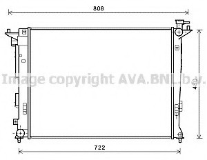 HY2285 AVA COOLING Радиатор HY2285 AVA