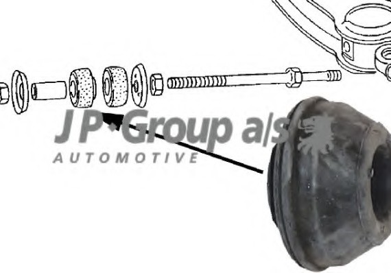 Фото сайлентблок ричага 1140201200 JP Group 1140201200 JP Group Сайлентблок ричага