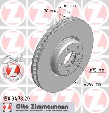 150347820 Zimmermann Гальмiвнi диски