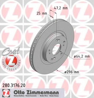 280317620 Zimmermann Гальмiвнi диски