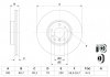 0986478974 BOSCH Гальмівний диск передн BMW X5 (E53), X3 (E83) (332*30) 0986478974 BOSCH (фото 5)
