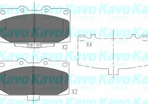 KBP-8003 KAVO (Нидерланды) Тормозные колодки дисковые передні KBP-8003 KAVO