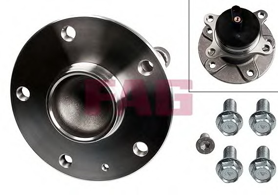 Комплект подшипника ступицы колеса 713623540 FAG