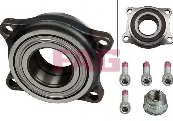 Комплект подшипника ступицы колеса 713690760 FAG