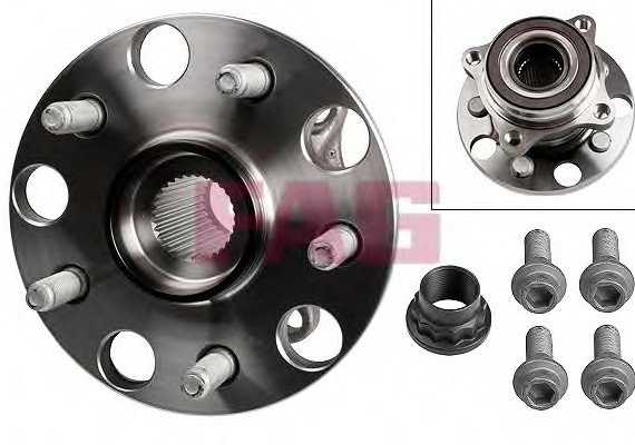 713621190 FAG (Германия) Комплект подшипника ступицы колеса 713621190 FAG