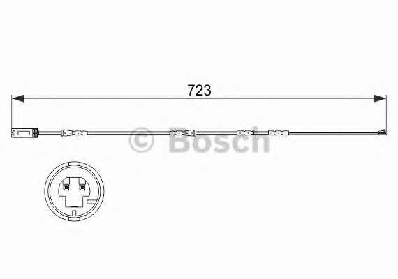 1987473514 BOSCH Датчик износа тормозных колодок 1987473514 BOSCH