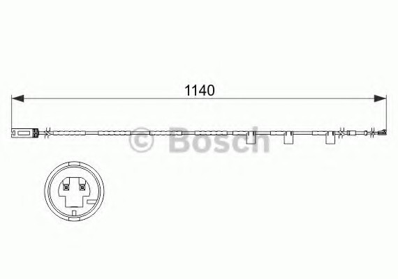 1987473525 BOSCH Гальмівні аксесуари (Датчик зносу колодки) BOSCH