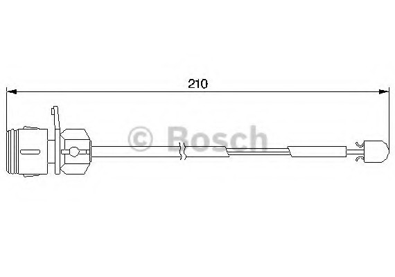 1987474938 BOSCH Гальмівні аксесуари (Датчик зносу колодки) BOSCH