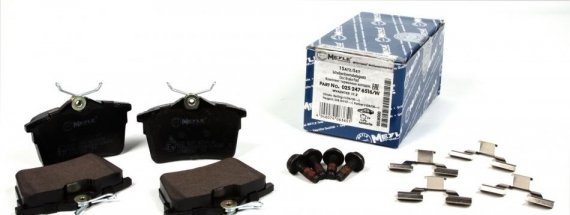 025 247 6516/W MEYLE Тормозные колодки дисковые 025 247 6516/W MEYLE