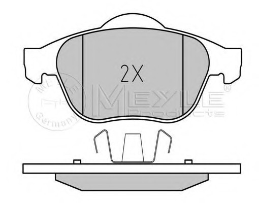 025 245 3618 MEYLE Тормозные колодки дисковые 025 245 3618 MEYLE